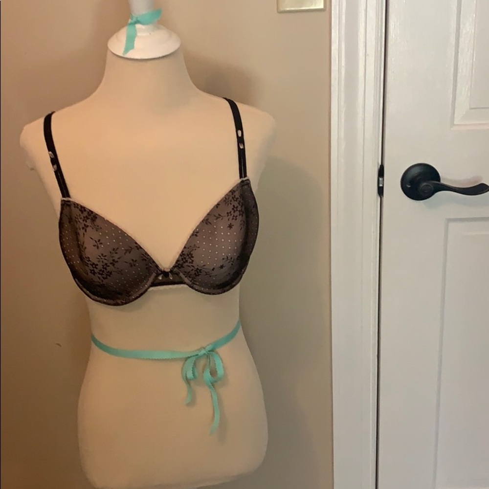Nordstrom Black Floral, Lacy Bra